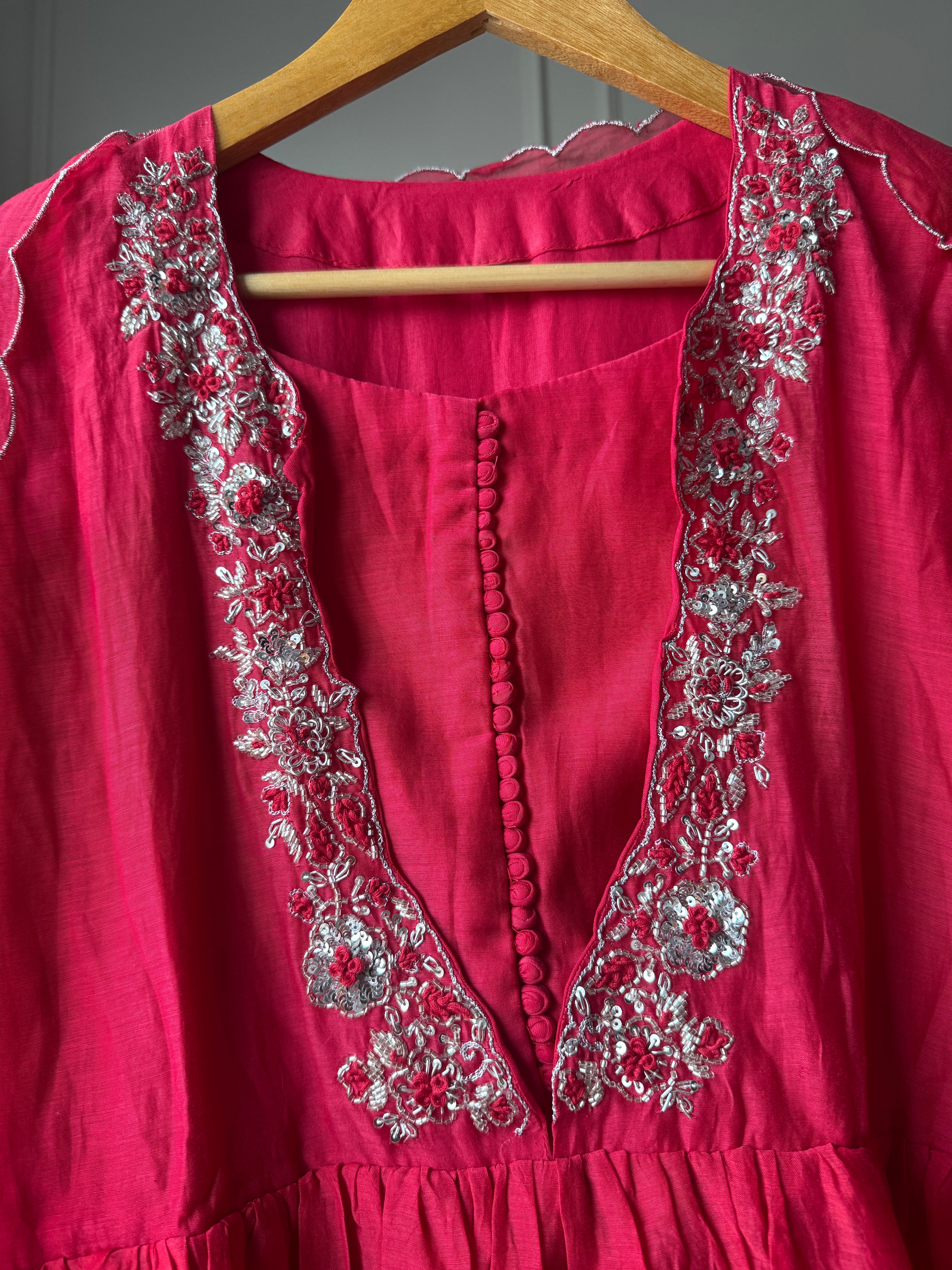 Pralambika mul chanderi Anarkali