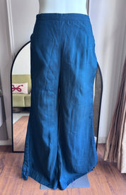 Aavya Embroided Plazzo Dress- Blue