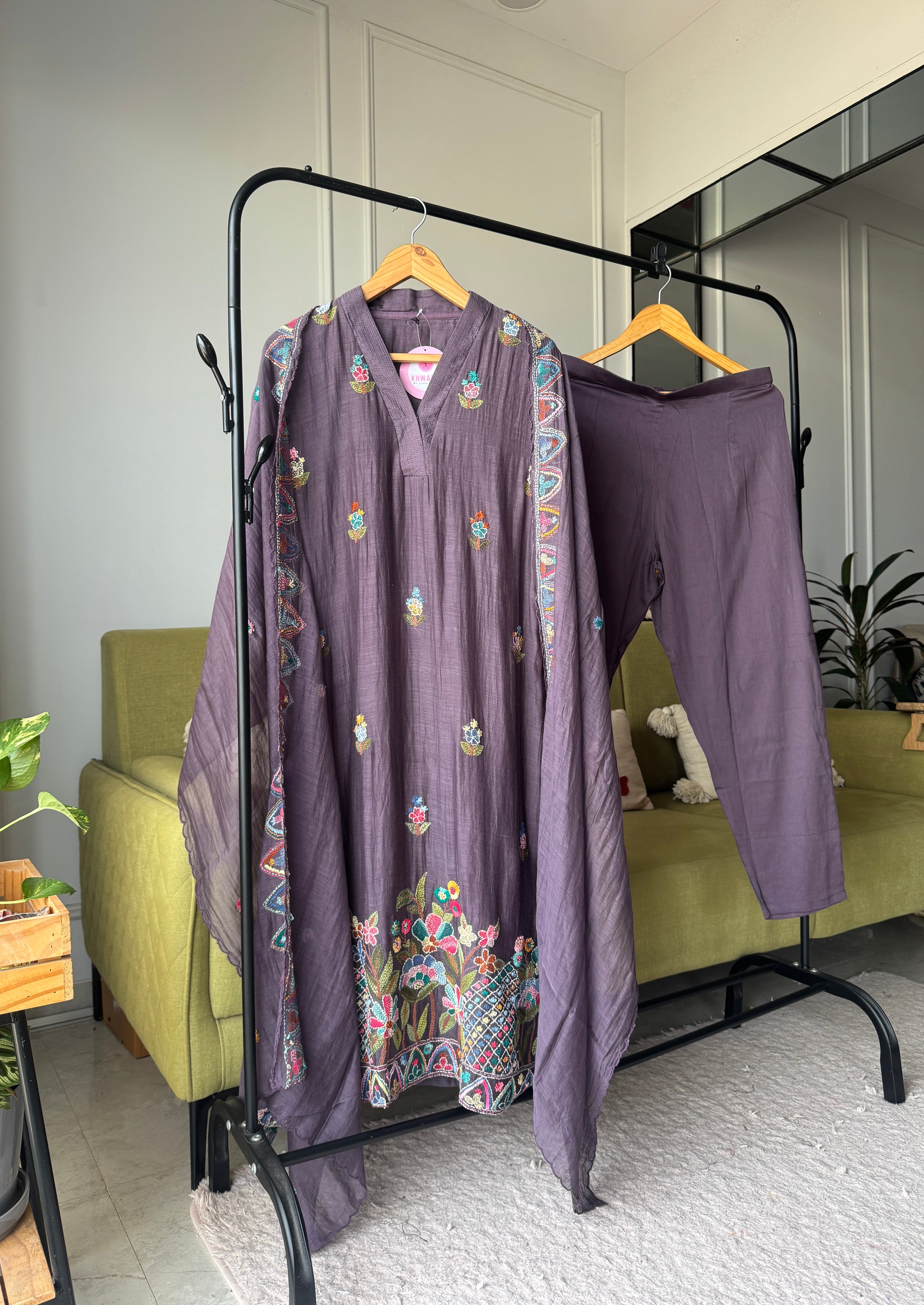 Shanaya Mul Chanderi  Dress