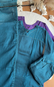Riya Cotton With Kota Doriya Dupatta - Blue