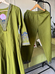 Sneha V Anarkali Dress- Green