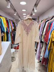 Handwork Dress- White