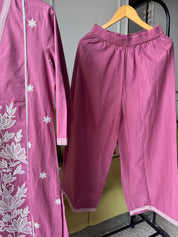 Neelam Cotton Embroided Drees