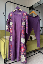 Bhavana Mul Chanderi Patchwork Dress