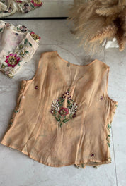 Payal Handwork Jacket With Padded Top And Super Flare Plazzo