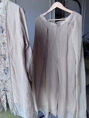 Reshma Handwork Coord Set- Beige (Make to Order)