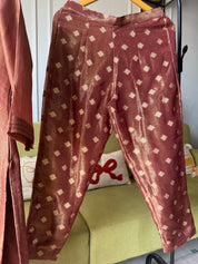 Sita Shimmer Tissue Handwork Dress