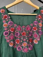 Shobha French Knot Cotton Dress