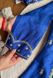 Tanya Handwork Anarkali Dress-Royal Blue 💙