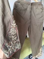 Meera Embroidered Cotton Dress