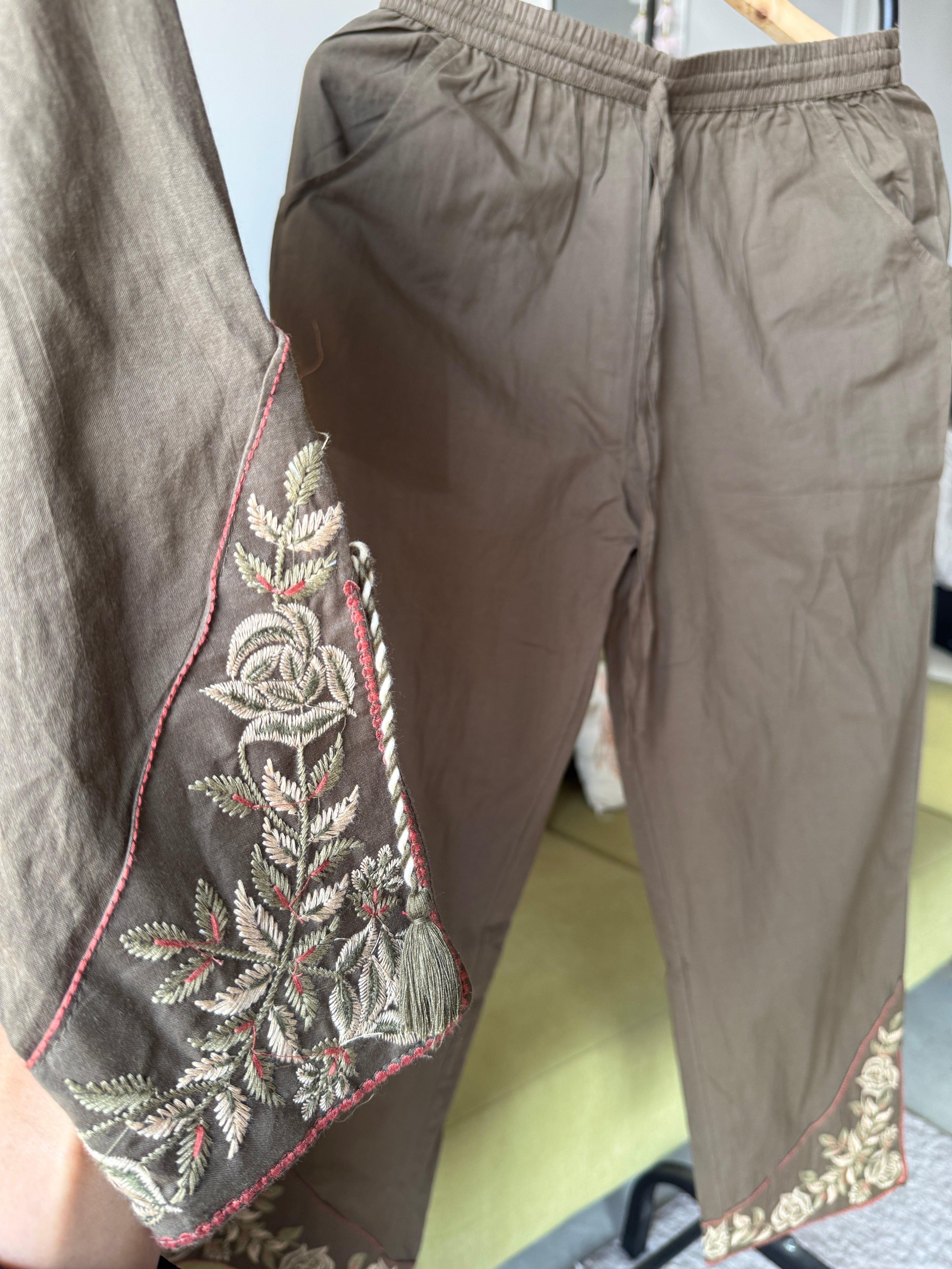 Meera Embroidered Cotton Dress