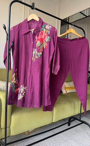 Tara Mul Chanderi Coord Set