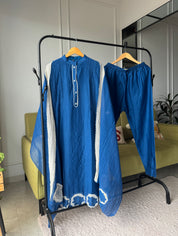 Sili Cut Work Mul Chanderi Dress