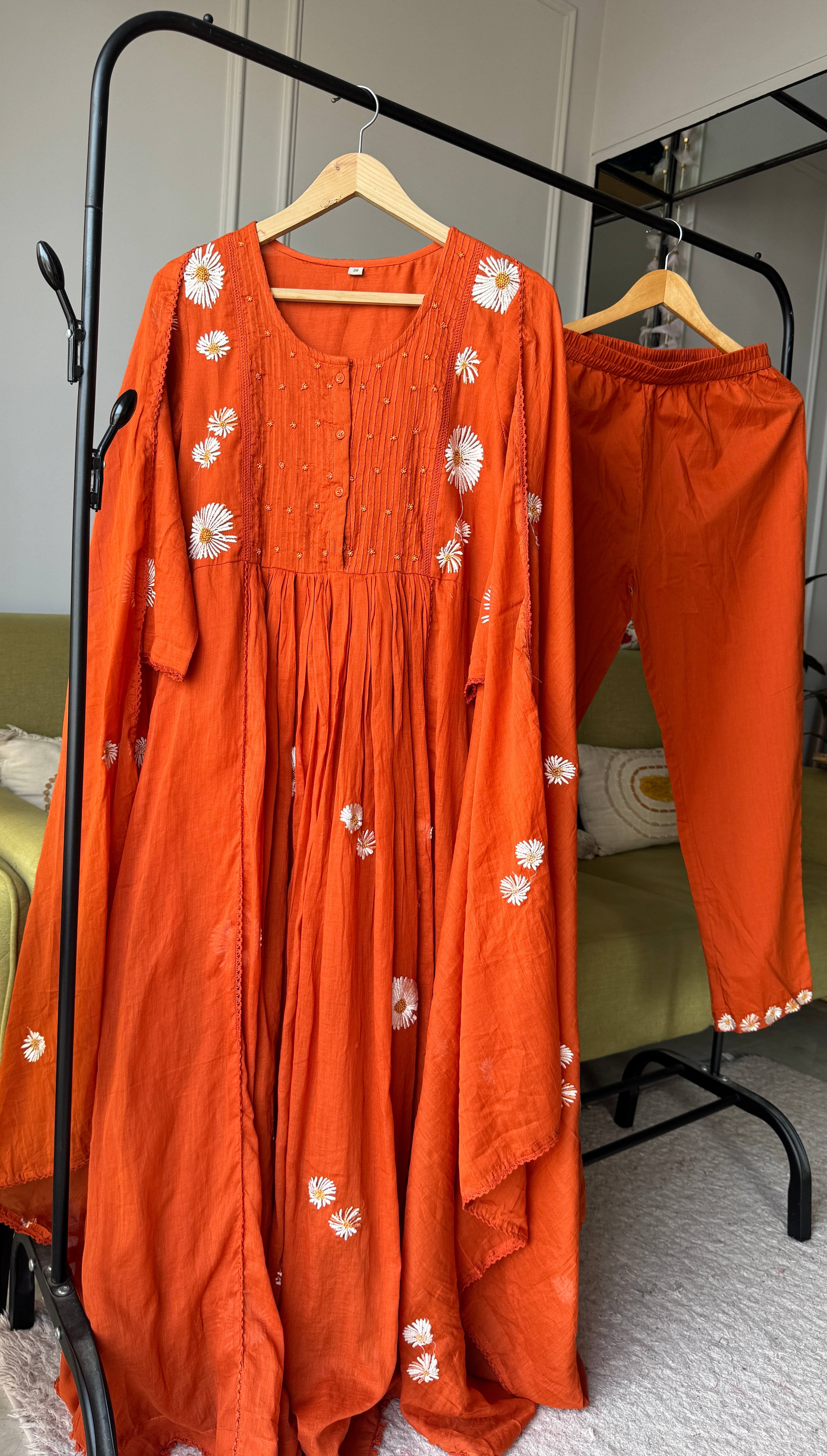 Priyal Mul Cotton Dress