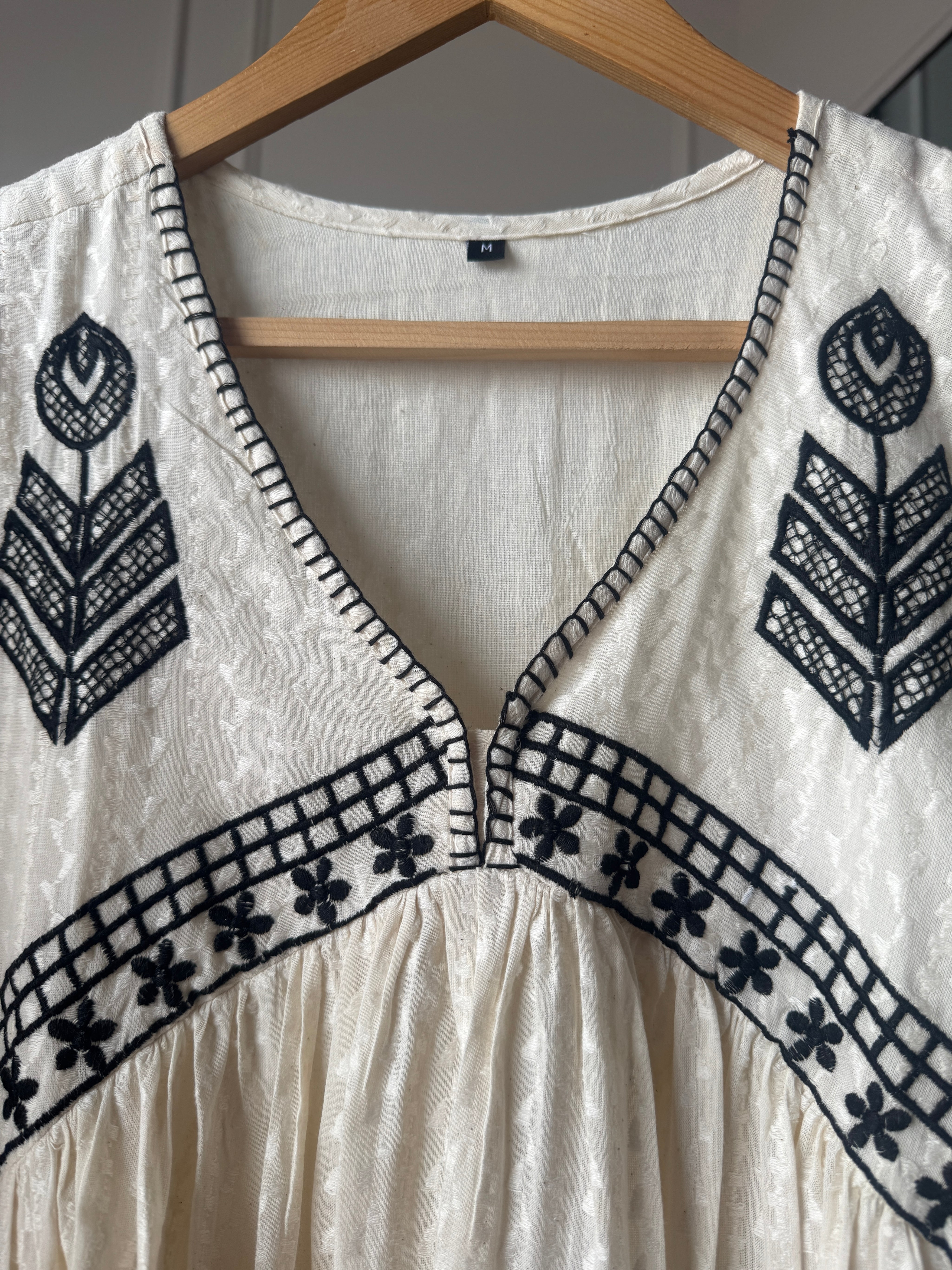 Savita Embroided Short Kurti Set