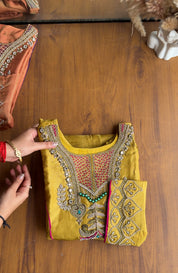 Sanjana Handwzardoshi Dress- Yelllow