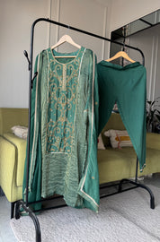 Haritha Handwork Dress- Green