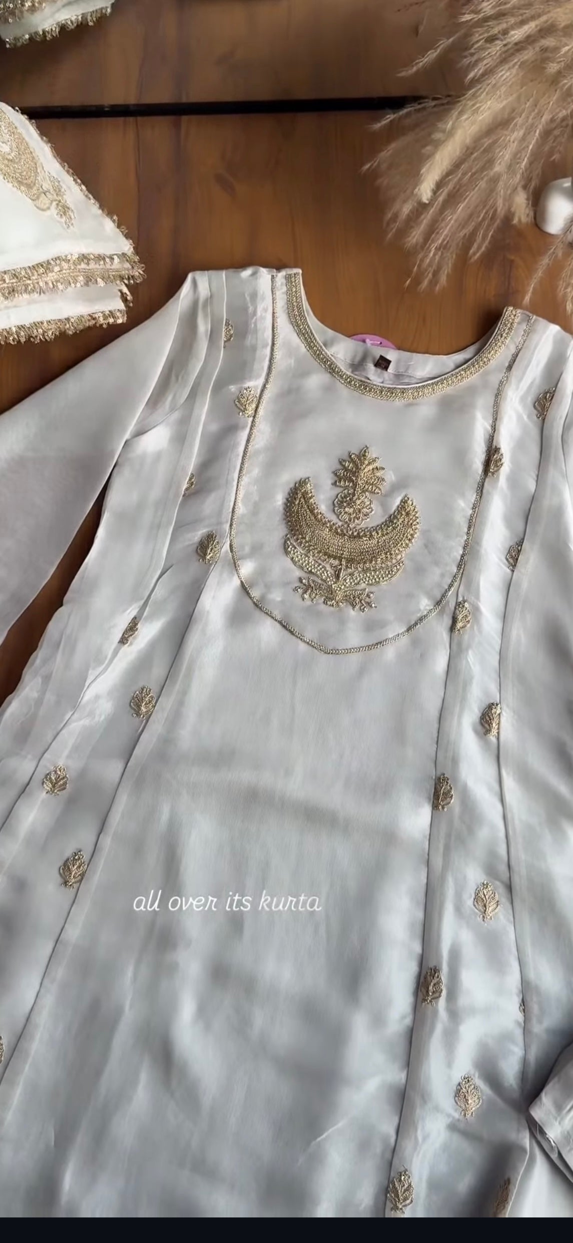 Kiara Tissue Zari Work Dress