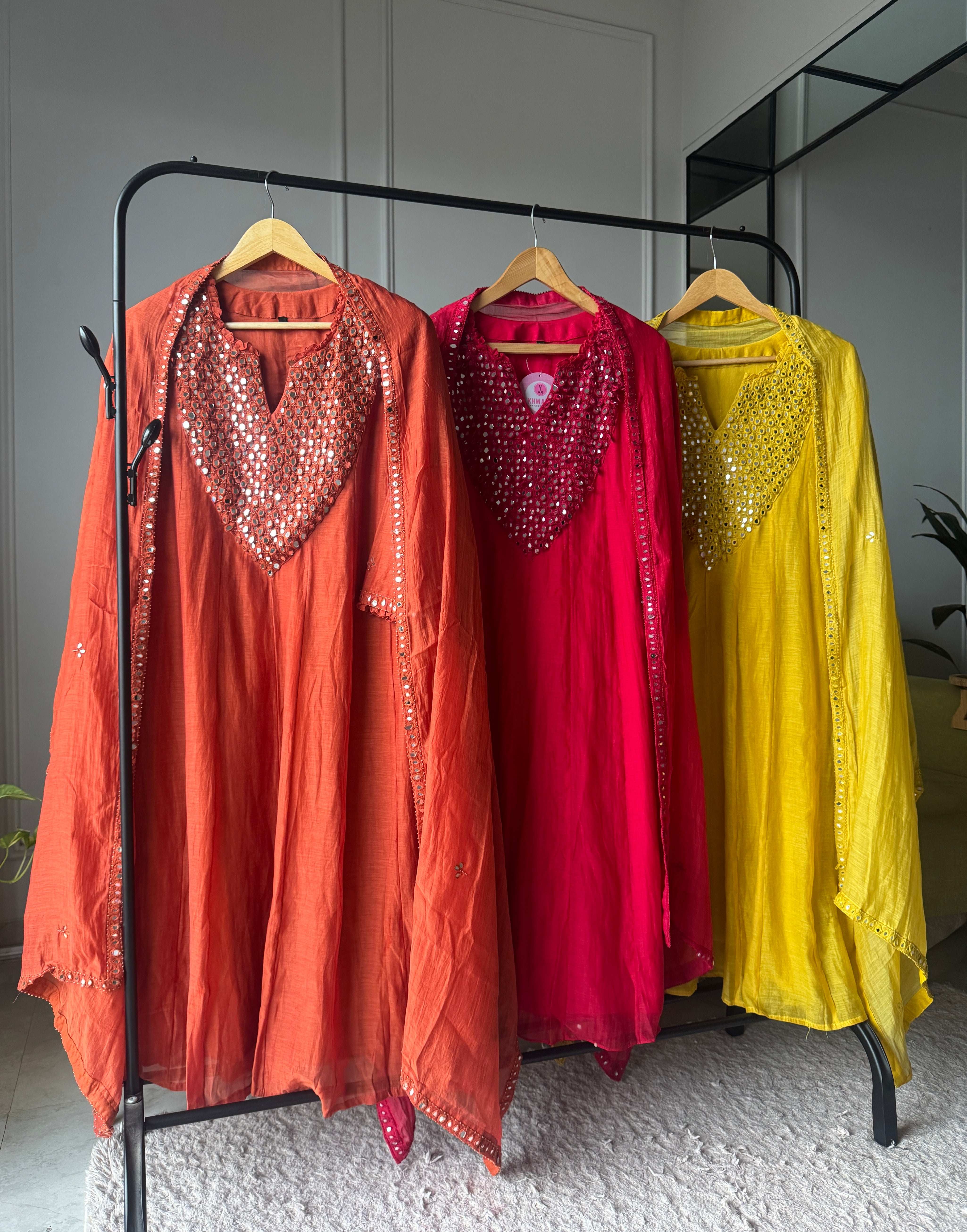 Snehal mirror work dress