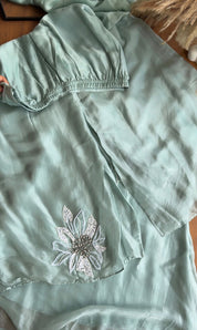 Nysa Handwork Coords  -Powder Blue (Make to Order)