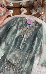 Shraddha  piece hand work Coords- Blue