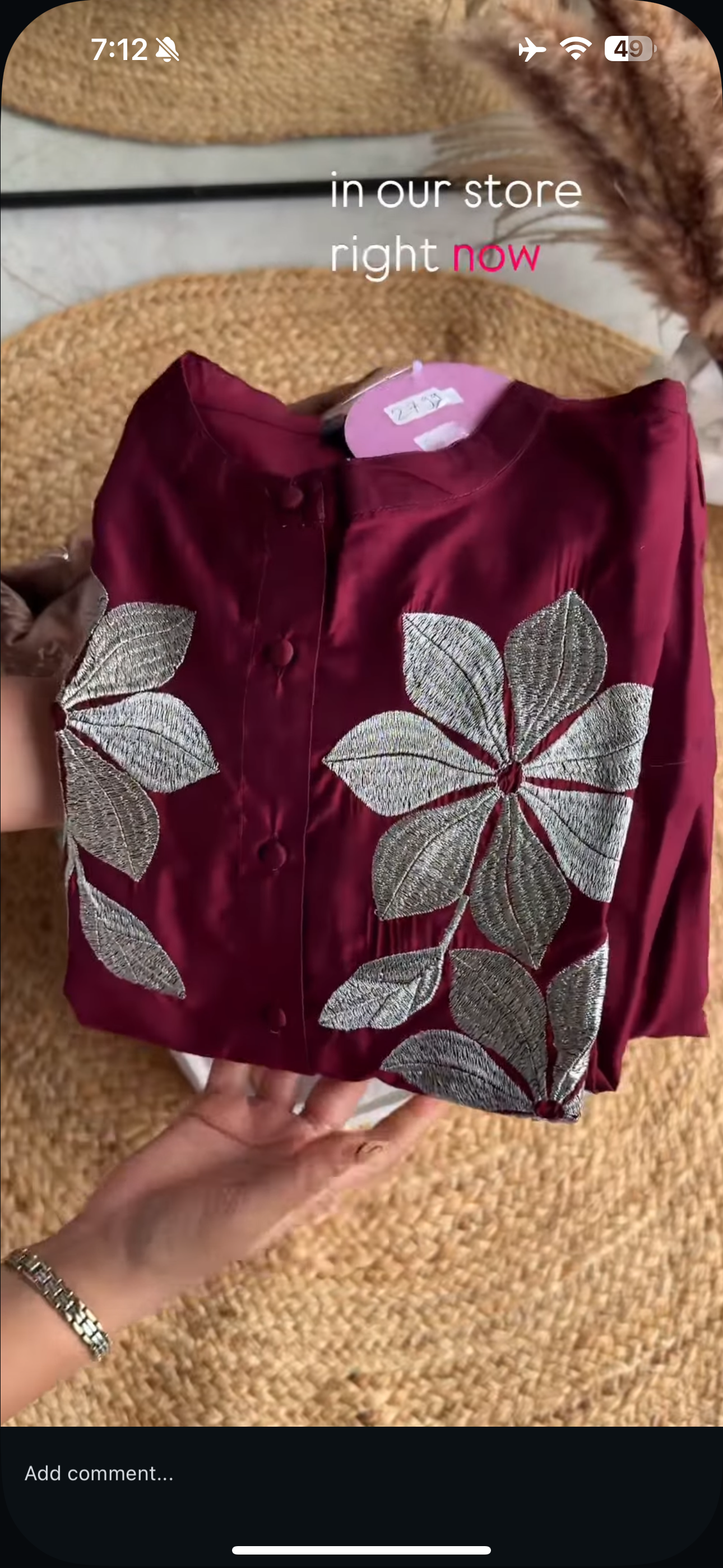 Divya Handwork Viscose Chanderi Coord Set