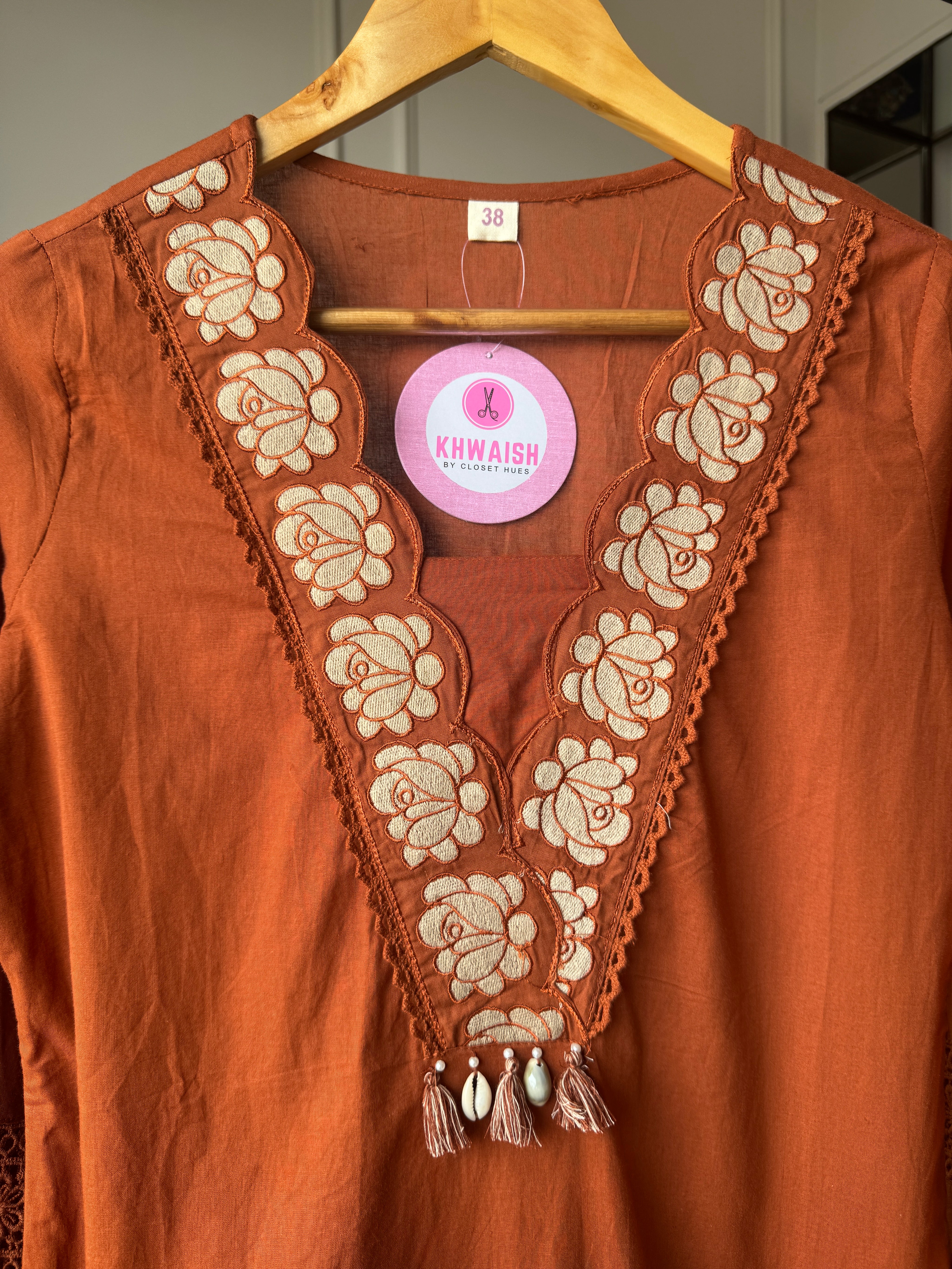 Monika Flower Embroided Dress