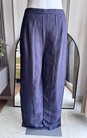 Hema Embroided  Cut Work Dress- Dark Purple