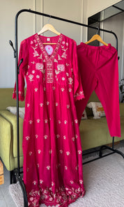 Kusum Cotton Embroided Dress