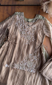 Chandni Hand Work Coords- Brown