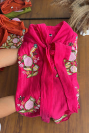 Dhyana Handwork Coords-Pink