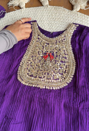 Parineeti Handwork Coord Set- Purple