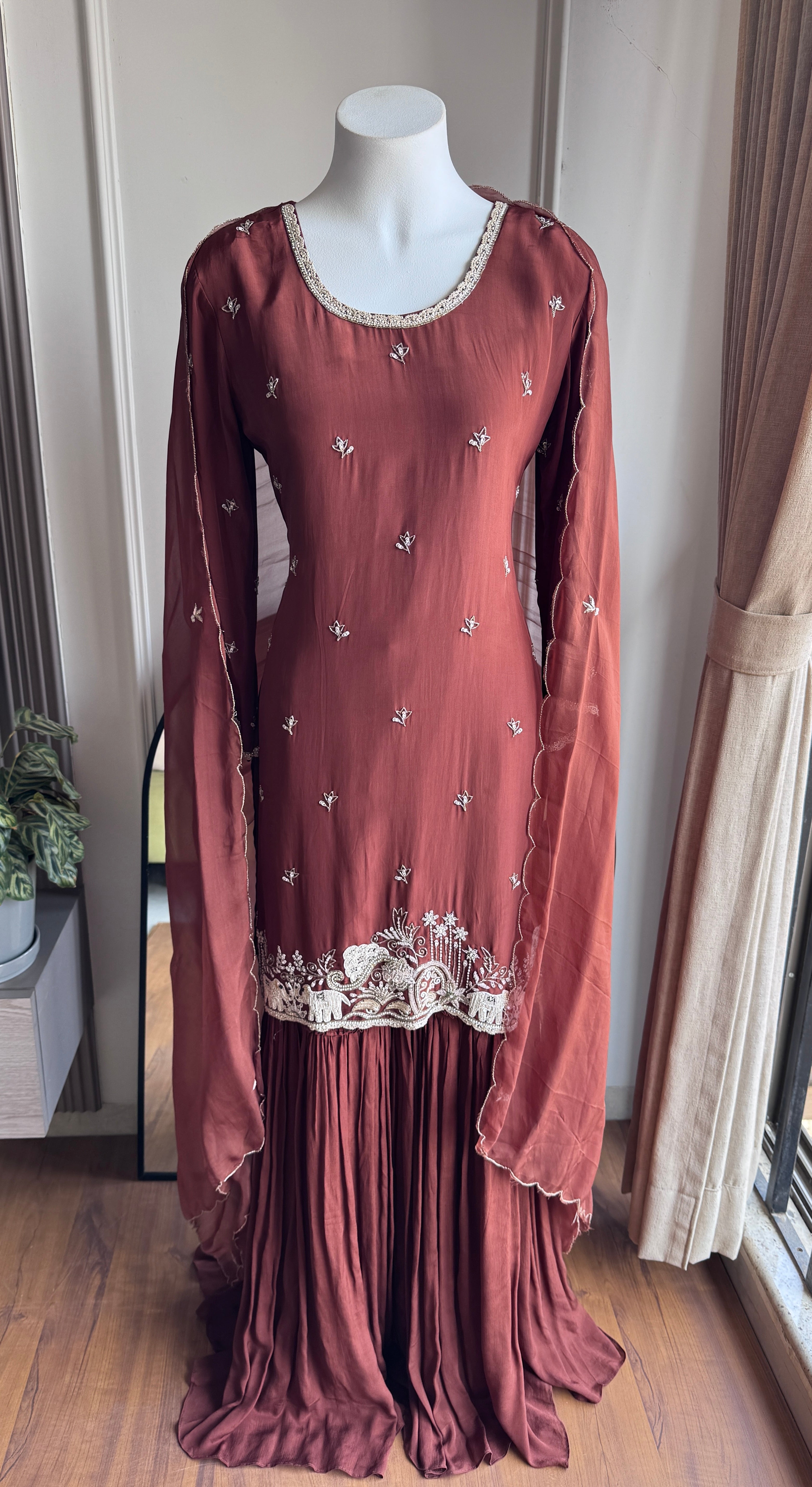 Minal Full Handwork Sharara Set