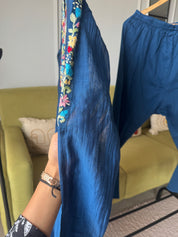 Aarohi Mul Chanderi Embroided Dress