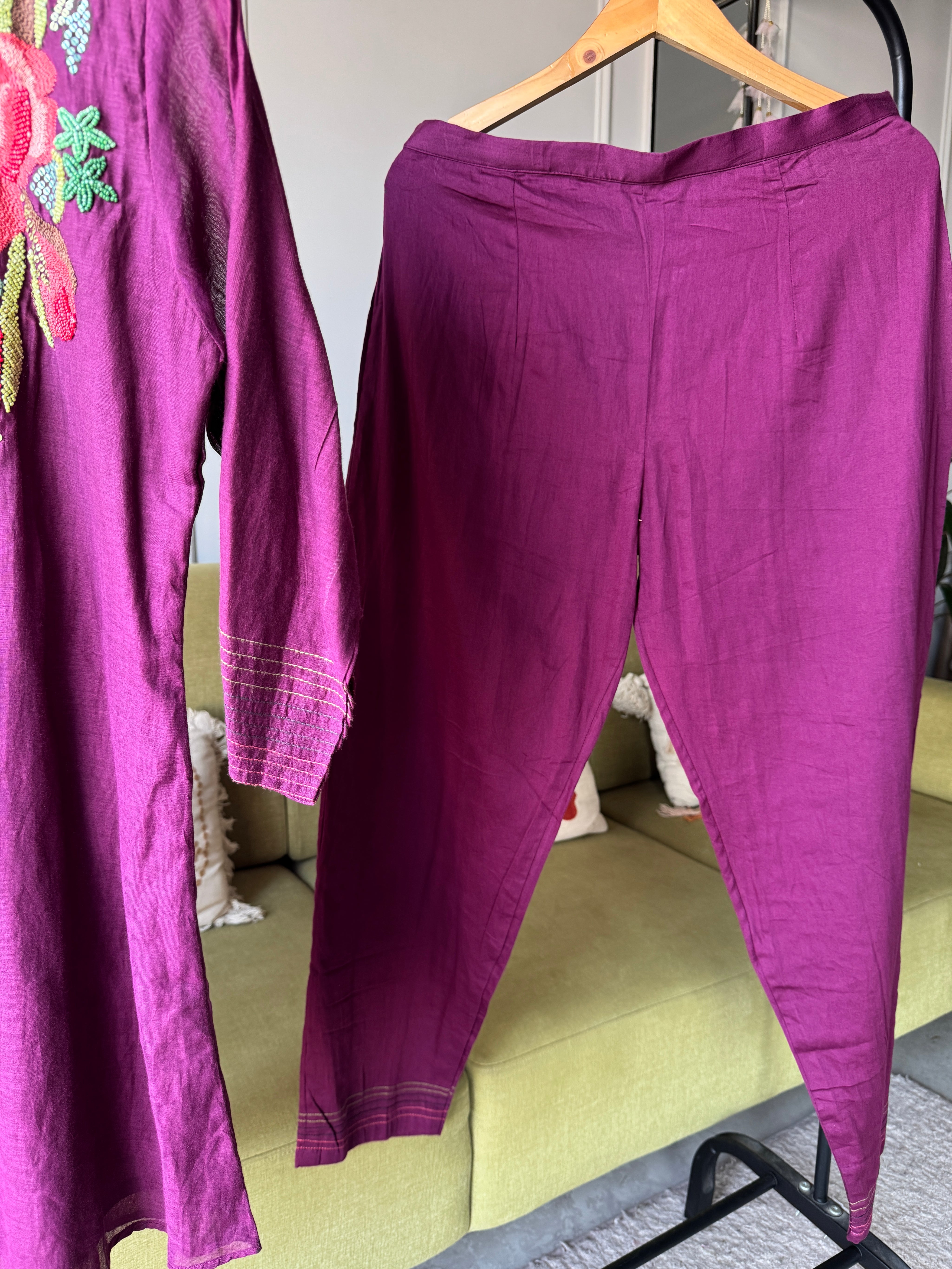 Tara Mul Chanderi Coord Set