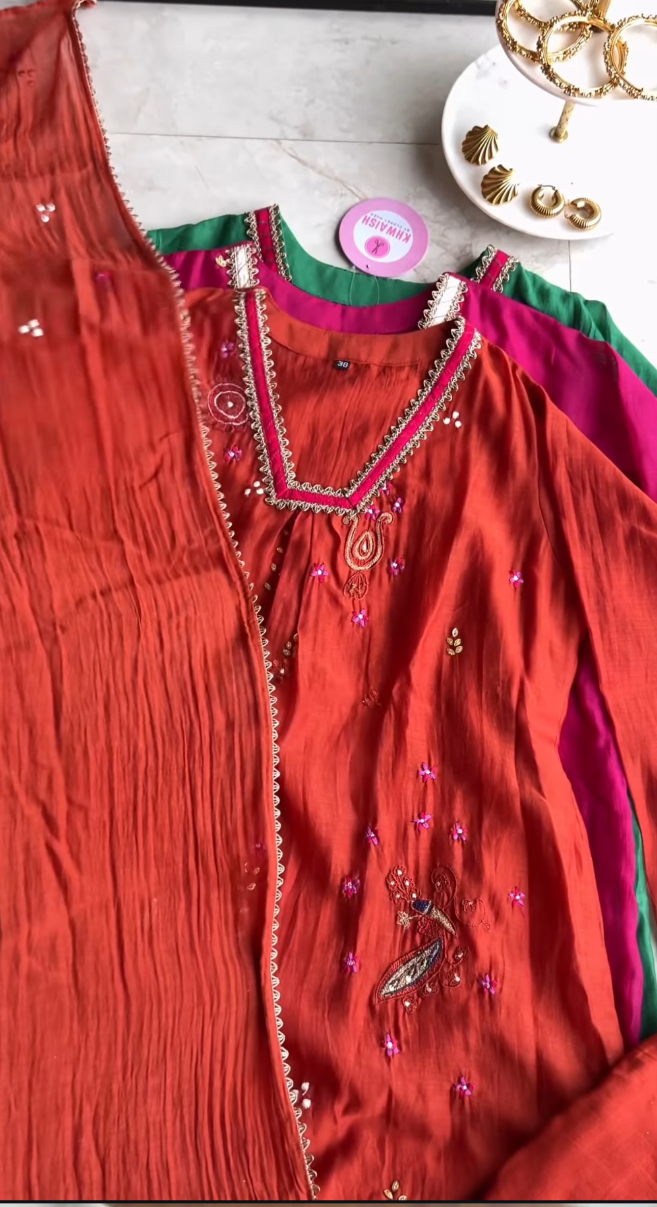 Tejaswini Box Neck Dress