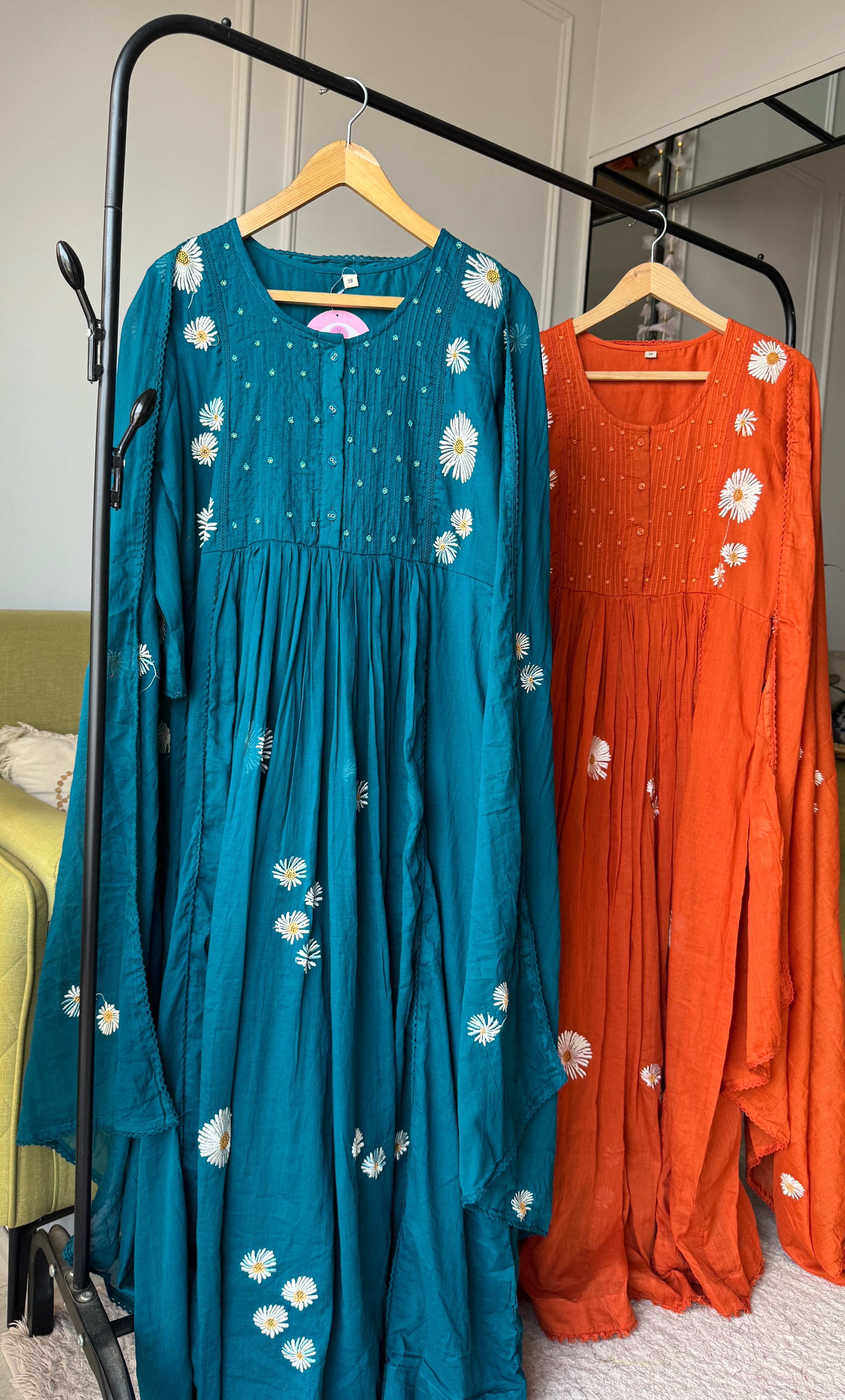 Priyal Mul Cotton Dress