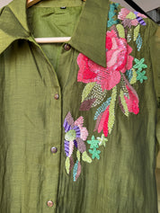 Tara Mul Chanderi Coord Set