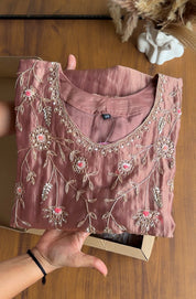 Vidhi Short Kurta And Palazzo Dress- Peach 🍑