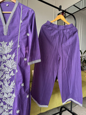 Neelam Cotton Embroided Drees