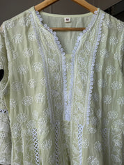 Payal Lakhnawi Anarkali Dress- Mint Green