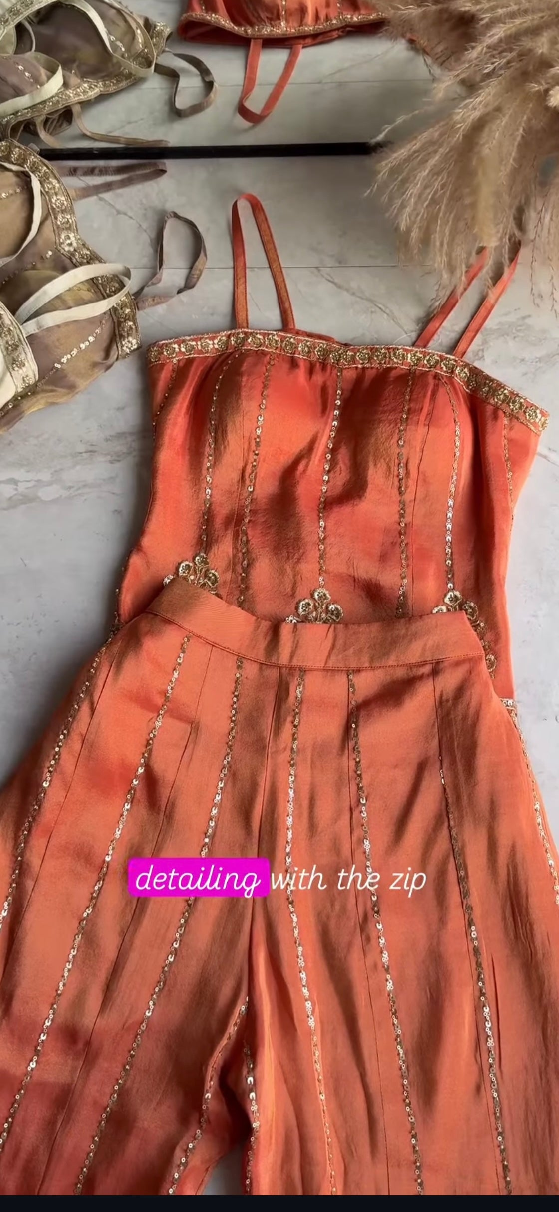 Shaurya Padded Corset Style Top With Sharara and Dupatta