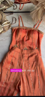 Shaurya Padded Corset Style Top With Sharara and Dupatta