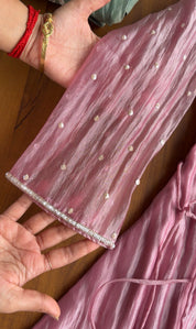 Chandni Hand Work Coords- Pink