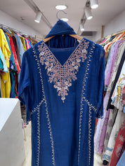 Handwork Dress- Blue