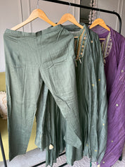 Alfiya Mul Chanderi Embroided Dress