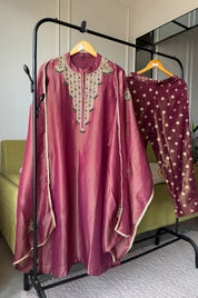 Sita Shimmer Tissue Handwork Dress