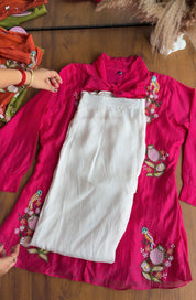 Dhyana Handwork Coords-Pink