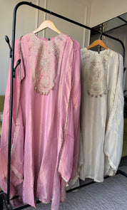 Prapti Tissue Zari Work Dress