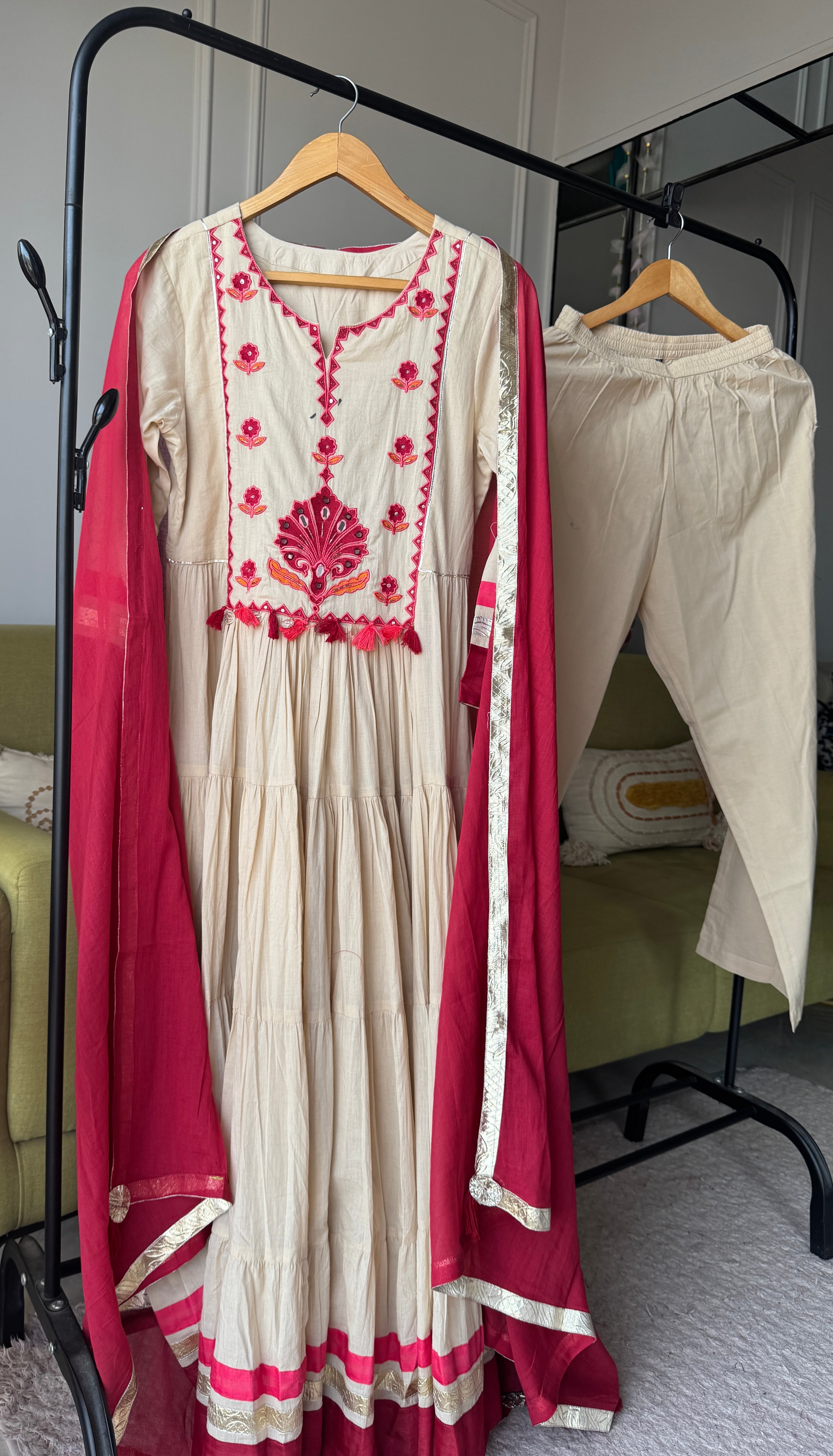 Avni Boho Style Cotton Anarkali